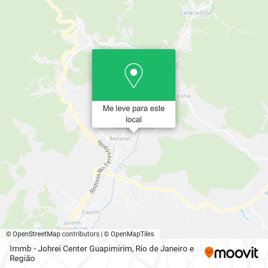 Immb - Johrei Center Guapimirim mapa