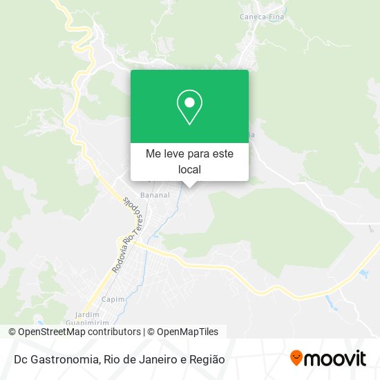 Dc Gastronomia mapa