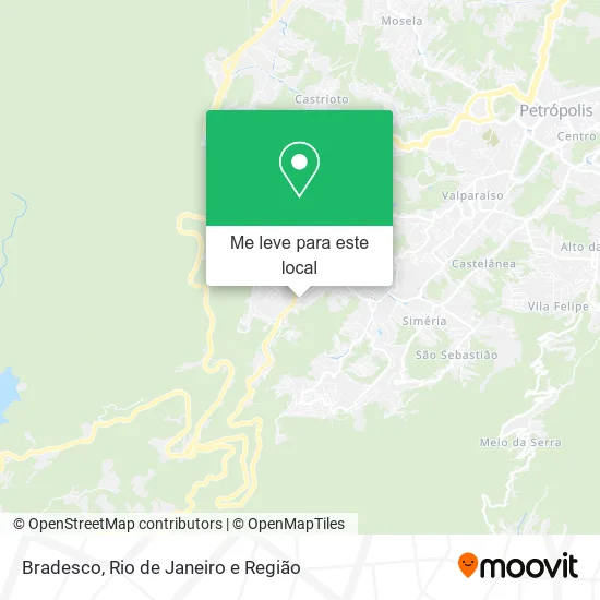 Bradesco mapa