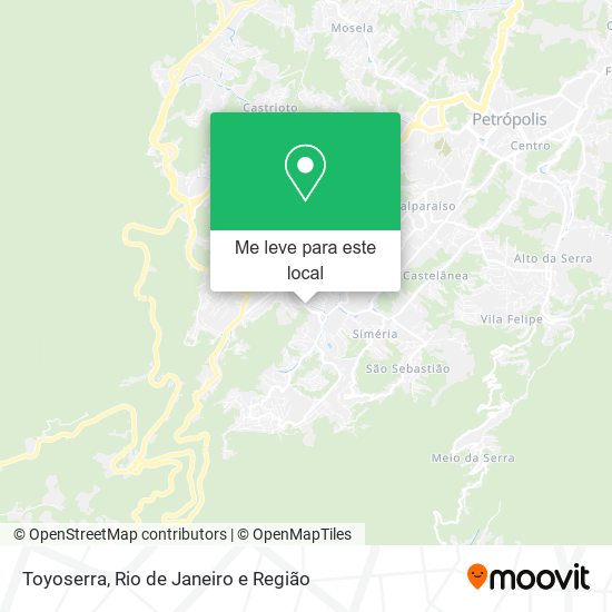 Toyoserra mapa