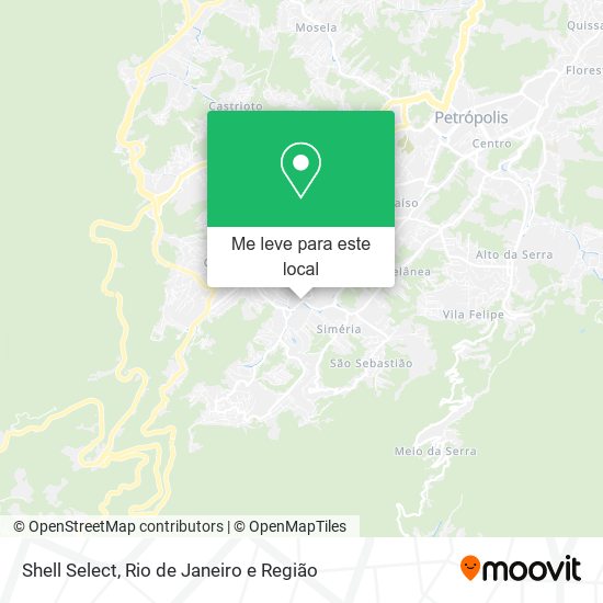 Shell Select mapa