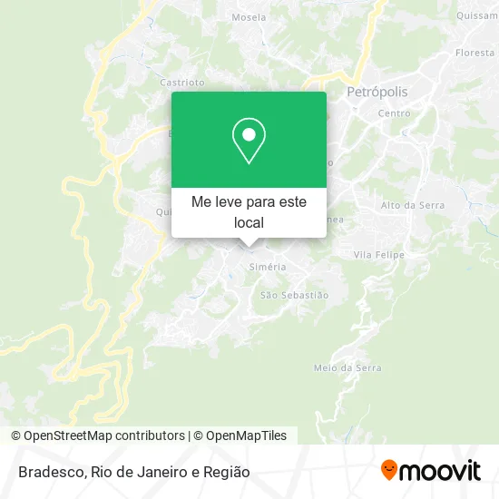 Bradesco mapa