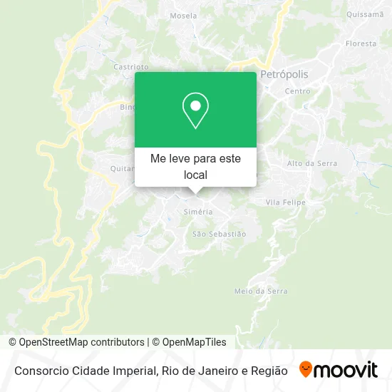 Consorcio Cidade Imperial mapa