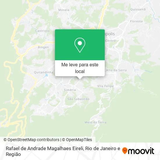 Rafael de Andrade Magalhaes Eireli mapa