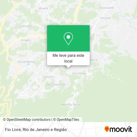 Fio Livre mapa