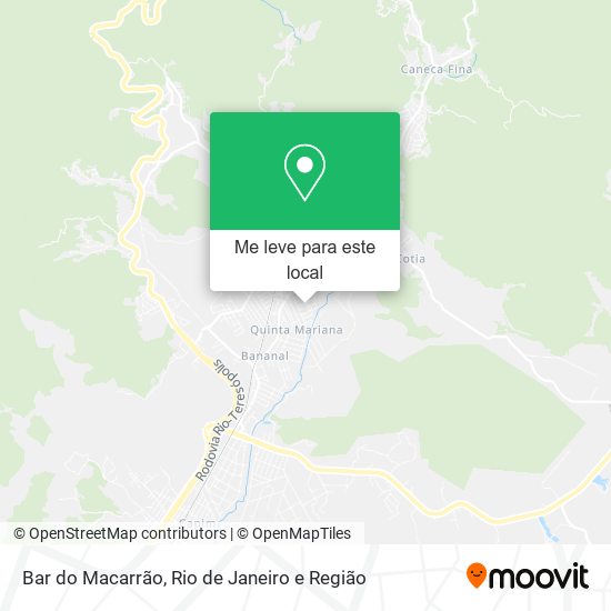 Bar do Macarrão mapa