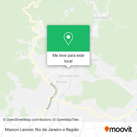 Maison Lavoier mapa