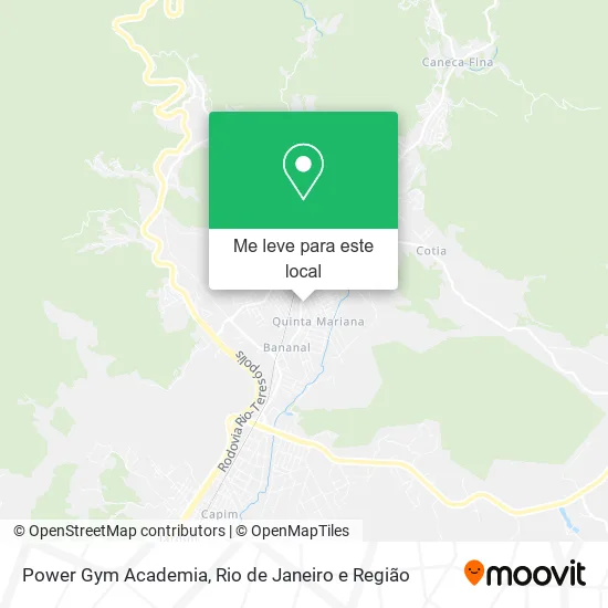 Power Gym Academia mapa