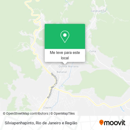 Silviapenhapinto mapa