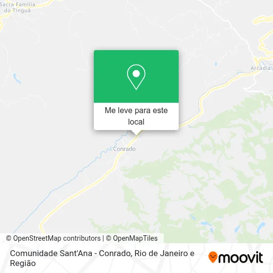 Comunidade Sant'Ana - Conrado mapa