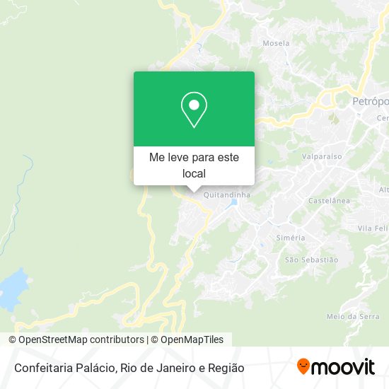 Confeitaria Palácio mapa