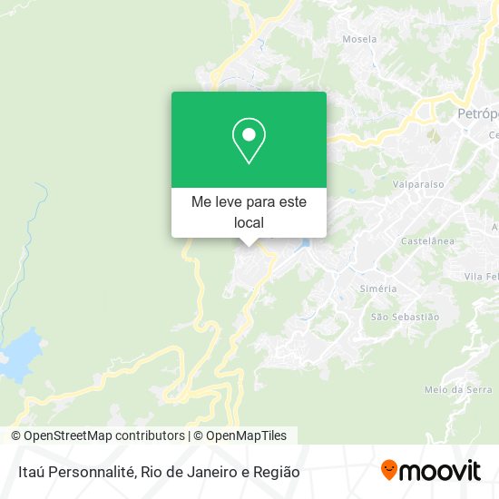 Itaú Personnalité mapa