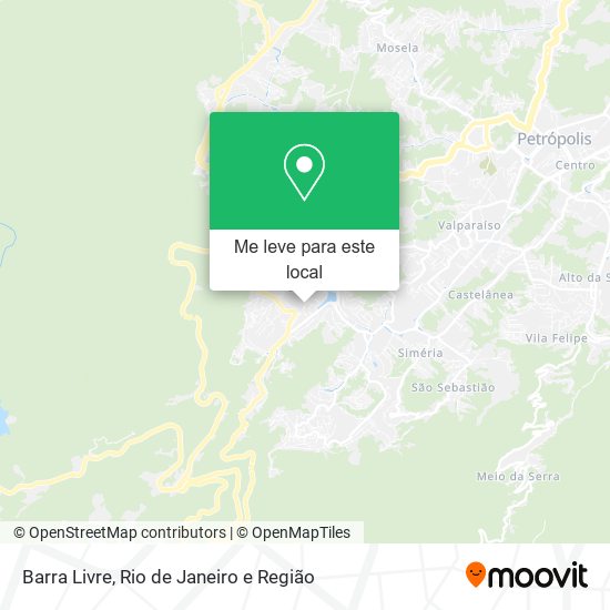 Barra Livre mapa