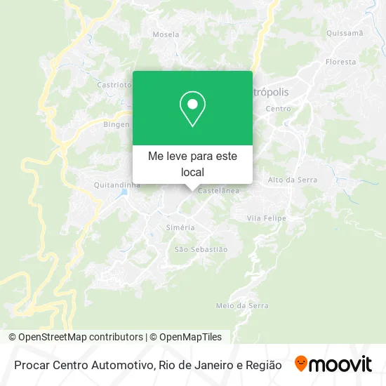 Procar Centro Automotivo mapa