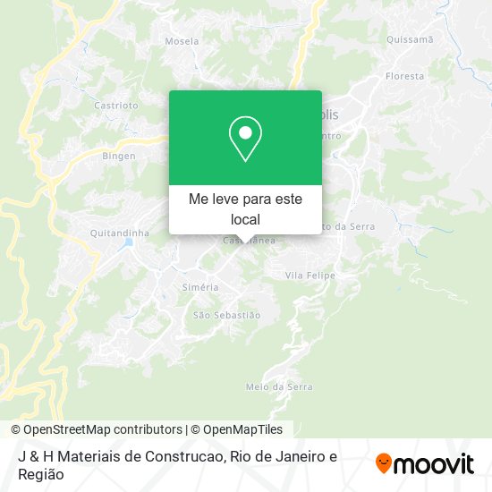 J & H Materiais de Construcao mapa