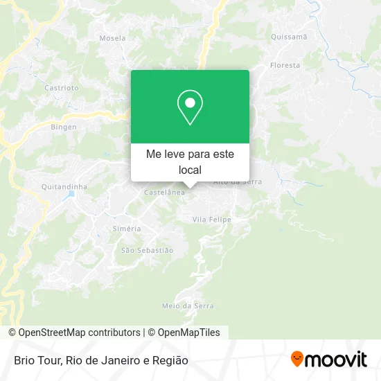 Brio Tour mapa