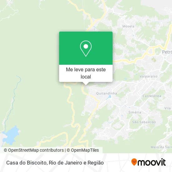 Casa do Biscoito mapa