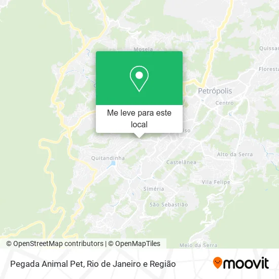 Pegada Animal Pet mapa