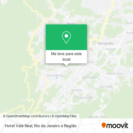 Hotel Vale Real mapa
