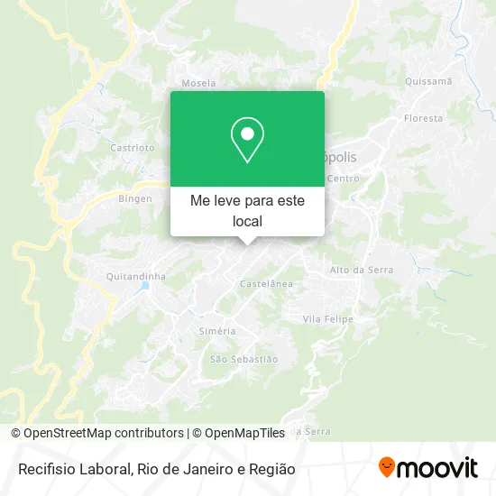 Recifisio Laboral mapa