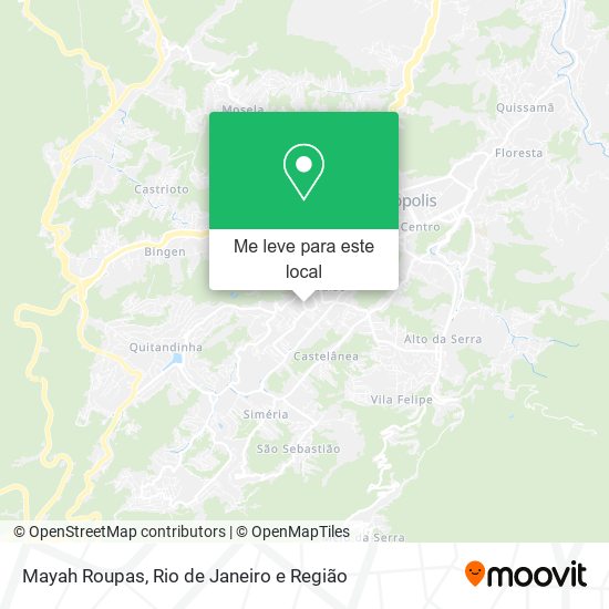 Mayah Roupas mapa