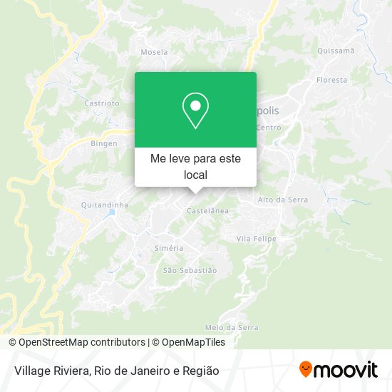 Village Riviera mapa