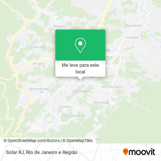 Solar RJ mapa