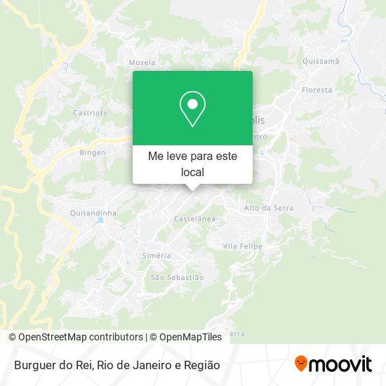 Burguer do Rei mapa