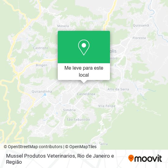 Mussel Produtos Veterinarios mapa