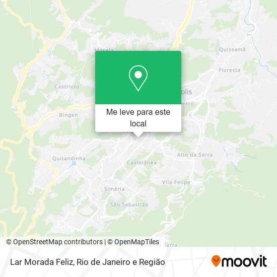 Lar Morada Feliz mapa