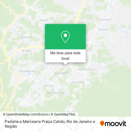 Padaria e Mercearia Praça Catulo mapa