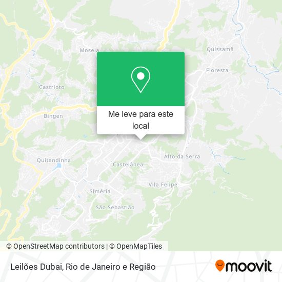 Leilões Dubai mapa