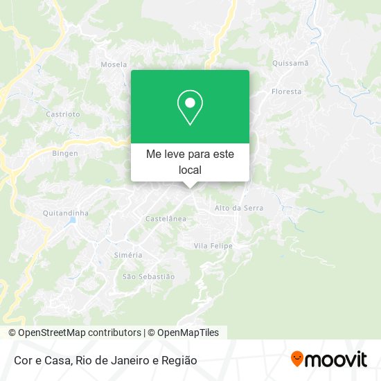 Cor e Casa mapa
