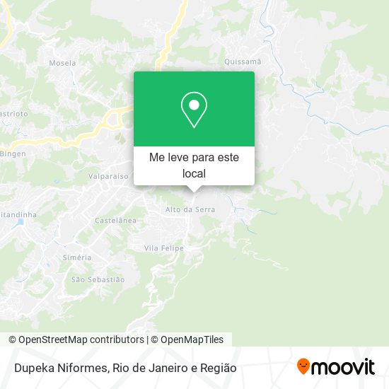 Dupeka Niformes mapa