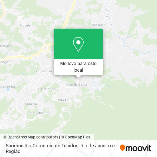 Sarimun Rio Comercio de Tecidos mapa