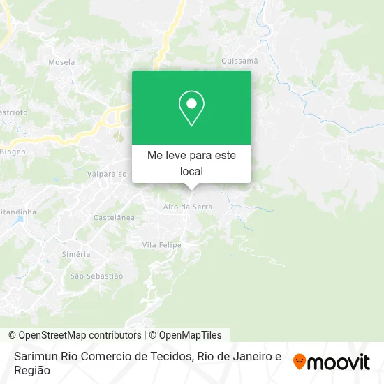 Sarimun Rio Comercio de Tecidos mapa