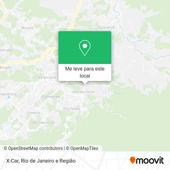 X-Car mapa
