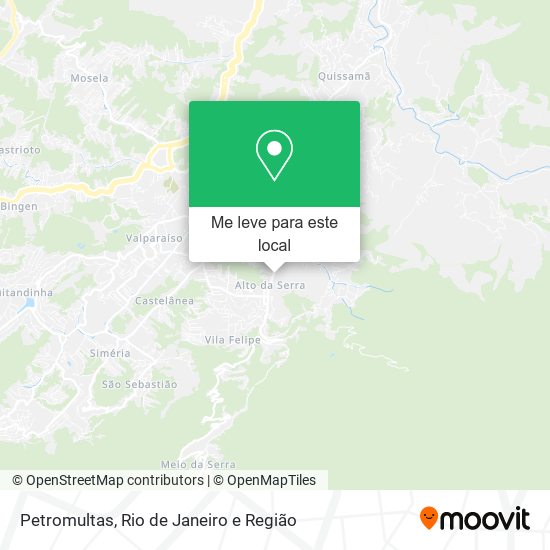 Petromultas mapa