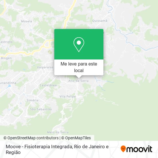 Moove - Fisioterapia Integrada mapa