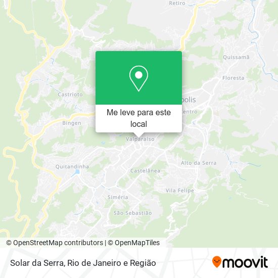 Solar da Serra mapa