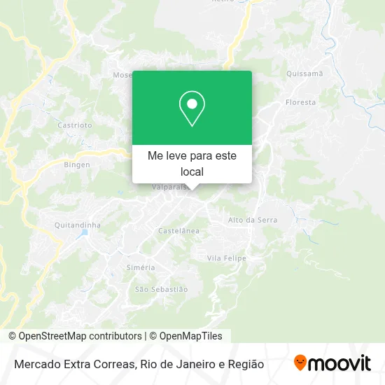 Mercado Extra Correas mapa