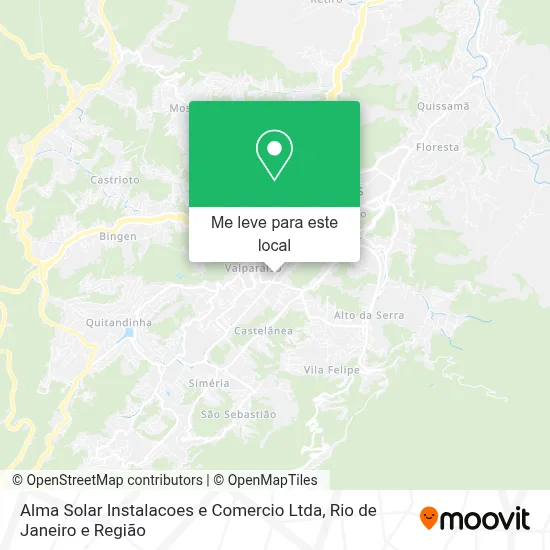 Alma Solar Instalacoes e Comercio Ltda mapa