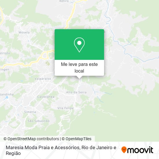 Maresia Moda Praia e Acessórios mapa