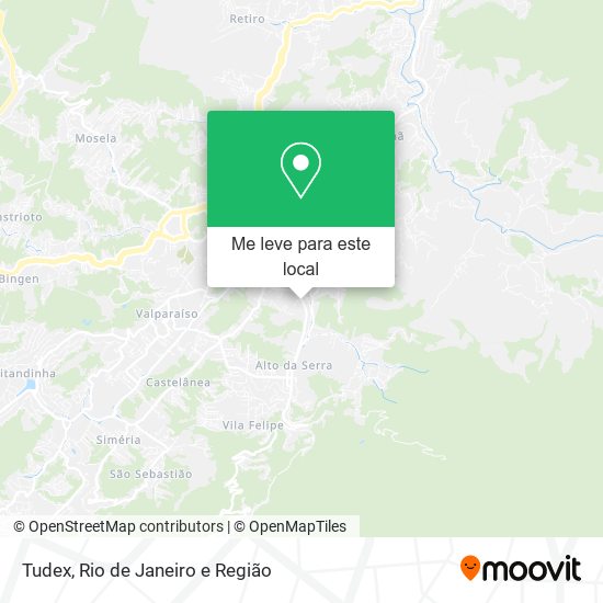Tudex mapa