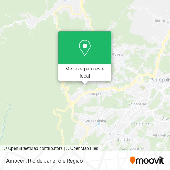 Amocen mapa