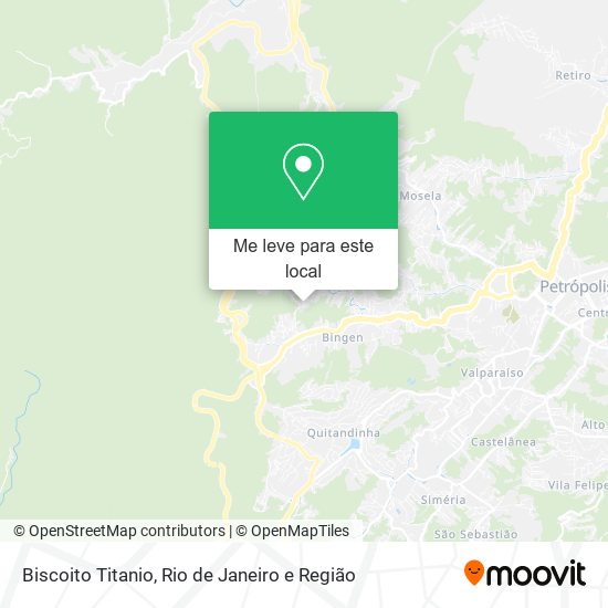 Biscoito Titanio mapa