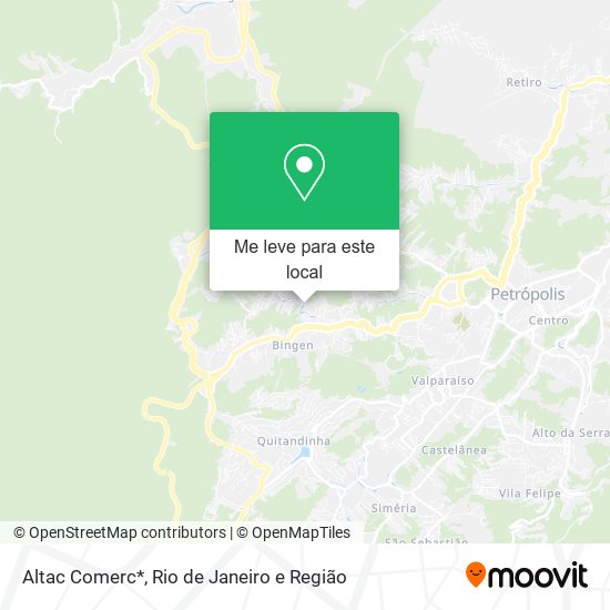 Altac Comerc* mapa