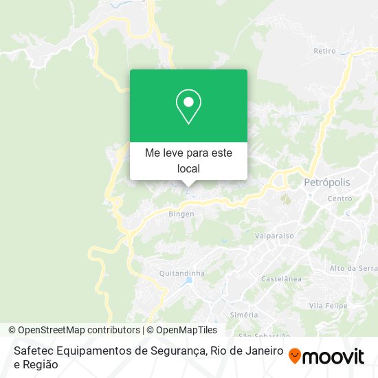 Safetec Equipamentos de Segurança mapa