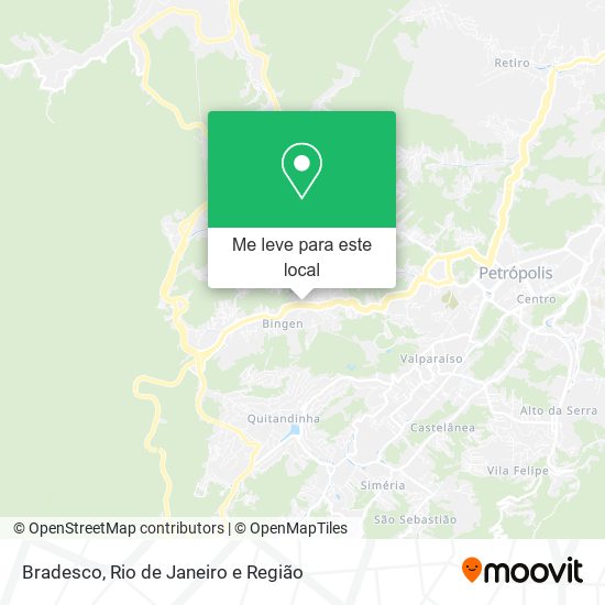 Bradesco mapa