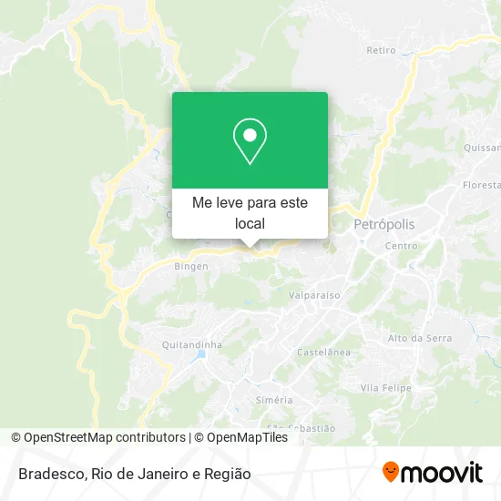 Bradesco mapa